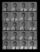 Porträtt, polyfoto. Konfirmation. Elof LIdman.
Bergsvägen 11. Kolbäck. Ur Gustaf Åhmans samling.