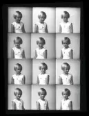 Barnporträtt, polyfoto. Anette.
Fru Linnea Karlsson, Kolbäck. Ur Gustaf Åhmans samling.