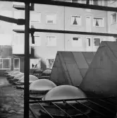 Detaljer på hustak, 1970-tal