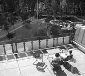 Utsikt från altan på Regionsjukhuset mot söder, 1960