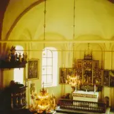 Interiör från Ödeby kyrka, 1960-tal