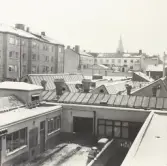 Innergård i kvarteret Bromsgården, 1970-tal