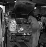 Bilverkstad på Bettorpsskolan, 1960-tal