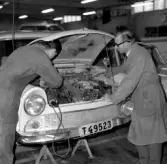 Bilverkstad på Bettorpsskolan, 1960-tal