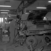 Bilverkstad på Bettorpsskolan, 1960-tal