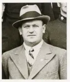 Kriminalkonstapel John Cederbring, Växjö. 
Utsnitt från gruppfoto av Växjö poliskår 1937.