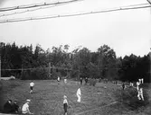 Flottans fotbollslag tränar