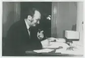 Porträtt på Ernst Holm född 26 juni år 1892 i Skirö.