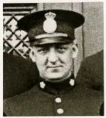 Poliskonstapel Rudolf Hanny Jonsson, 1937.
Utsnitt ur större foto visande Växjö poliskår 1937 (PMV0049).