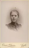 Porträtt av ung kvinna, Elsa Kling?