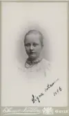 Porträtt av Signe ...? 1896.