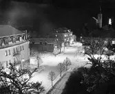 Centralgatan en vinterkväll