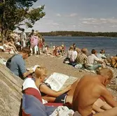 Publik vid Strandvägen