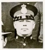 Konstapel Axel Nordström, 1937.
Utsnitt ur större foto, visande Växjö poliskår.