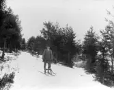 Erhard Nilsson på sparktur.