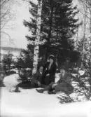 David Svensson, Emmy Svensson och Erhard Nilsson.