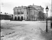 Gävle teater. Foto den 5 december 1901.