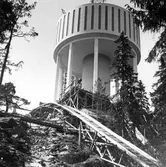 Vattentornet under nybyggnad