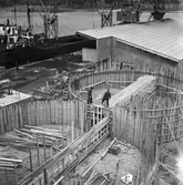 Bygge av silo, Cementa