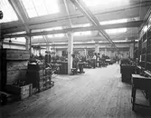 Interiör Telegrafverkets verkstad