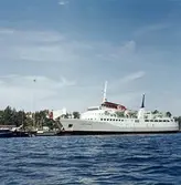 Gotlandsbåten vid hamnen