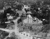 Flygbild över Nynäshamns kyrka