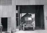 Trailer vid cementfabriken