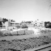 Svandammsskolan under byggnad