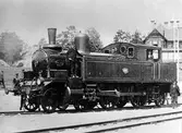 Lokomotiv vid Järnvägshotellet
