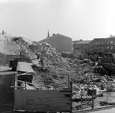 Rivning av Centralgatan 14