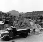 Rivning av Centralgatan 14