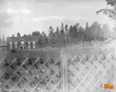 Första bostadshuset (arbetarkasern) som senare kallades Turbin, Ljusne.