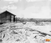 Material- och Magasinbod vid kajen i Ljusne