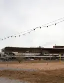 Täby galopp, läktarbyggnaden