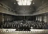 Stor grupp i samlingssal