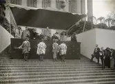 Jubileumsutställningen i Göteborg 1923
Gustav V vid invigningen framför Minneshallen
Historiska utställningen
Minnesfältet