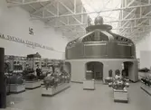 Jubileumsutställningen i Göteborg 1923
Hallen för järn-, stål- och elektrisk industri
Allmänna svenska elektriska aktiebolaget, Västerås ASEA
Modell av generator för Svenska statens kraftstation i Lilla Edet
Exportgården
Exportutställningen
Exportfältet