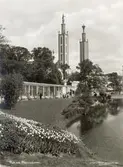 Jubileumsutställningen i Göteborg 1923
Parti från Näckrosdammen med Minareterna i bakgrunden
Historiska utställningen
Minnesfältet