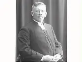 Mansporträtt. Rektor och präst Adolf Lindegren.