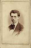 Ungdomsporträtt av konstnären Julius Kronberg (1850-1921), vid 19 års ålder. Kabinettsporträtt.