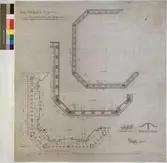 No 80 Nordiska museet. Planritning till Balustrad och konsollister å Midtelpartiets torn.