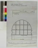 No 198 Nordiska museet Indelning af fälten öfver 2dra gall: Barrier.