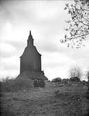 Klockstapeln vid Fittja kyrka, Fittja socken, Uppland 1915