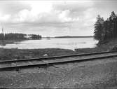 Untrafjärden, Söderfors socken, Uppland juni 1930