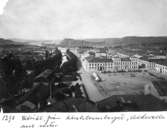 Utsikt från Klocktornsberget 1883