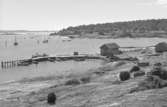 Berga brygga på Tjörn 1955