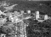 Flygbild bostadsområdet Tureborg 1962