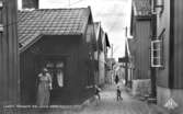 Lysekil. Gatuparti från gamla sta'n.
Foto, 1822.