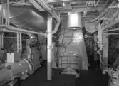 Interiör från fartyg 113 M/T Islas Georgias, maskiner.