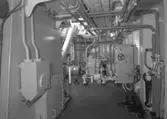 Interiör från fartyg 114 M/S Hjördis Thordén, maskiner.